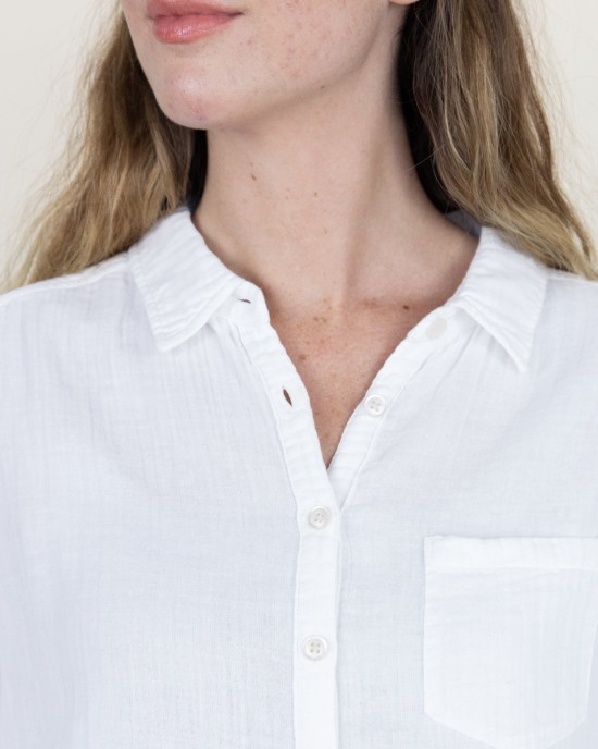 Naomi Shirt White Gauze