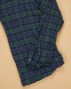 Monet Top Blackwatch Plaid Crinkle