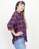 Work Shirt Barn Red Plaid Crinkle