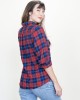 Work Shirt Barn Red Plaid Crinkle