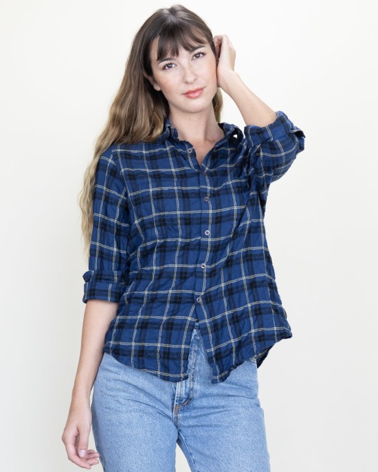 Work Shirt Anchor Plaid Crinkle