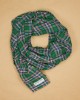 Scarf in Scottish Plaid Crinkle