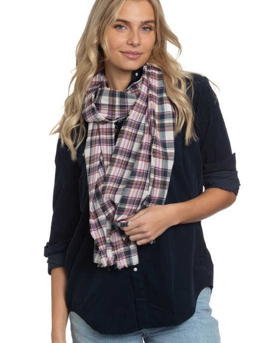 The Alex Lehr Scarf in Bradford Plaid Cotton