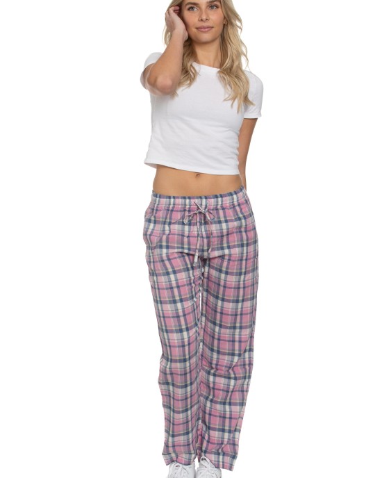 The Pajama Pant Carnation Plaid Cotton