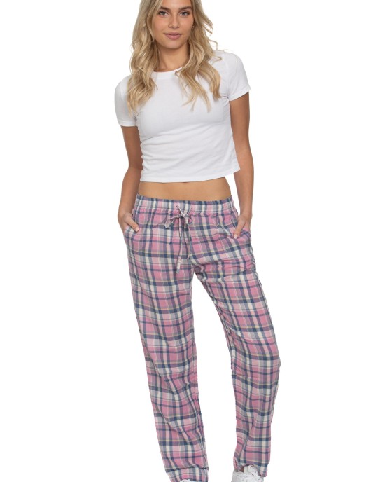 The Pajama Pant Carnation Plaid Cotton