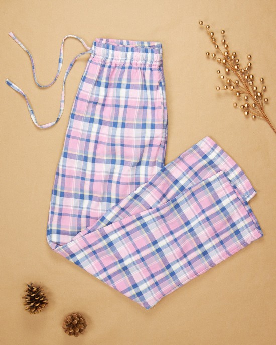 The Pajama Pant Carnation Plaid Cotton