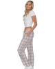 The Pajama Pant Lavender Plaid Cotton