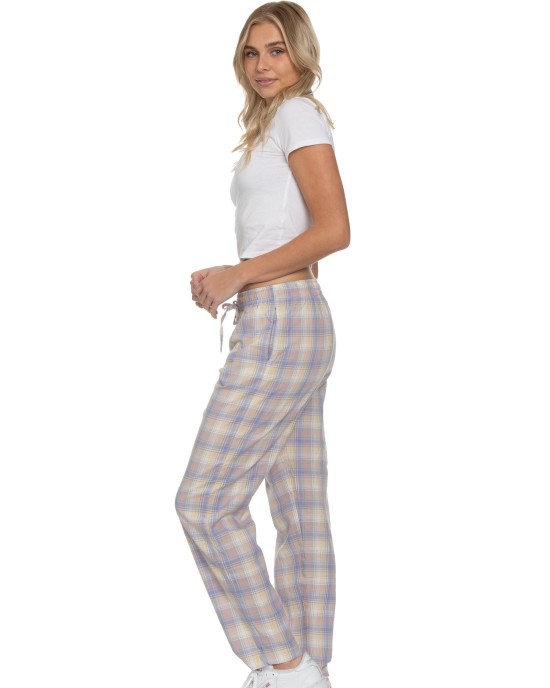 The Pajama Pant Lavender Plaid Cotton