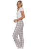 The Pajama Pant Lavender Plaid Cotton