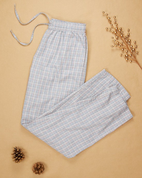 The Pajama Pant Harbor Plaid Cotton