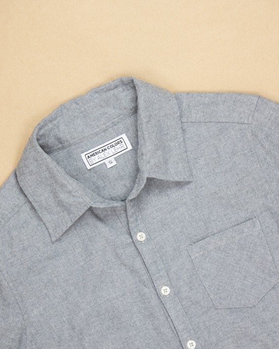 Naomi Shirt Pewter Flannel