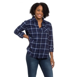 Naomi Shirt Royal Plaid Flannel