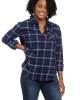 Naomi Shirt Royal Plaid Flannel