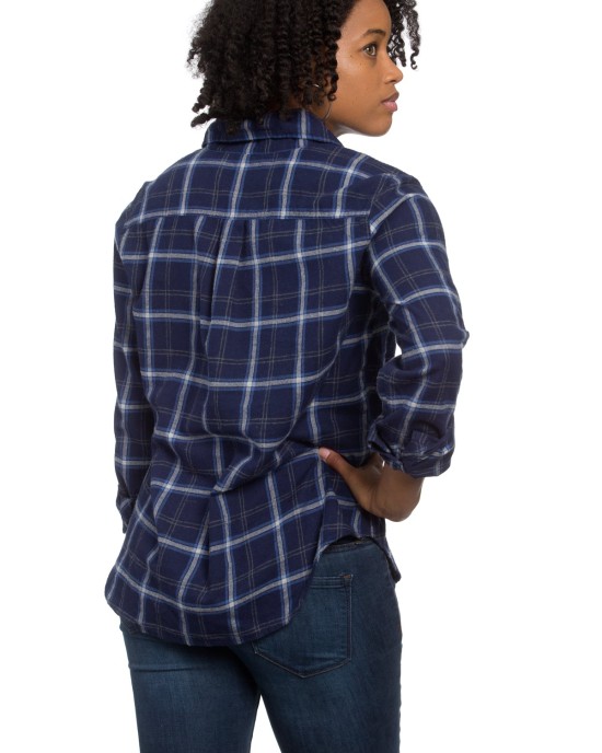 Naomi Shirt Royal Plaid Flannel