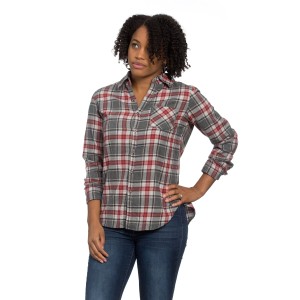 Naomi Shirt Apple Plaid Flannel