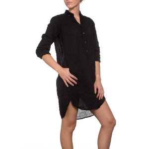 Picasso Dress Black Crinkle