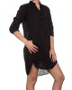 Picasso Dress Black Crinkle