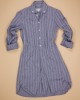 Picasso Dress Navy Dobby