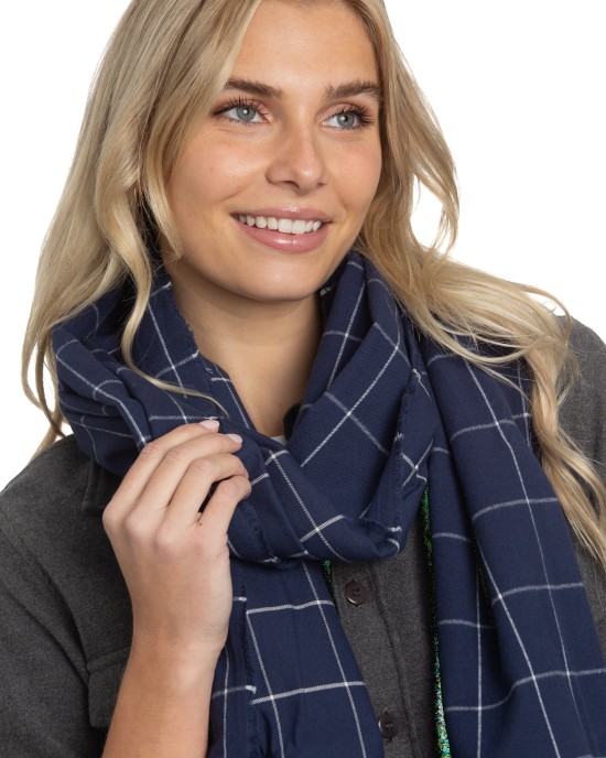 The Alex Lehr Scarf in Downtown Plaid Flannel