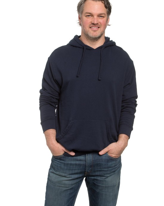 French Terry Hoodie Navy