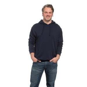 French Terry Hoodie Navy