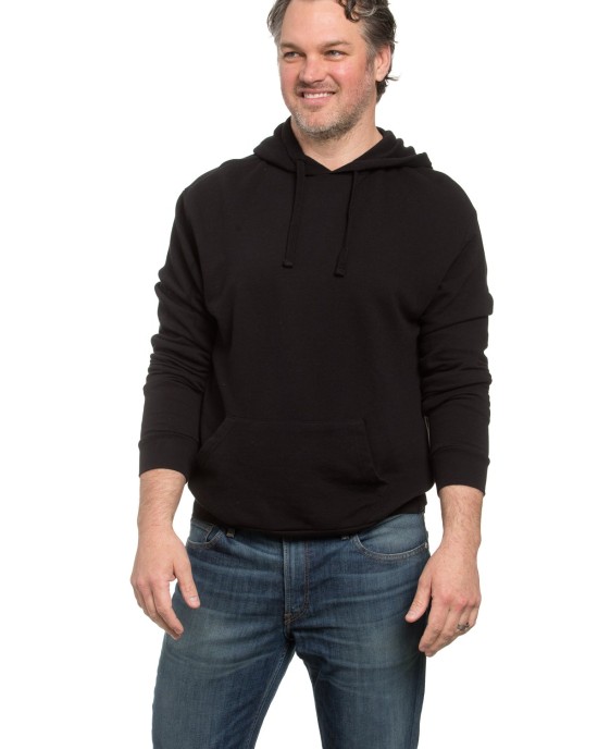 French Terry Hoodie Black