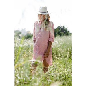 Picasso Dress Nantucket Red Crinkle