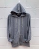 Men's Zip Hoodie Grey