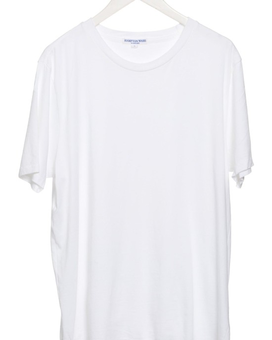 Raw Edge Tee in White