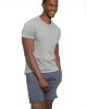 Raw Edge Tee in Grey