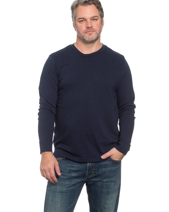 Men's Long Sleeve Tee Navy