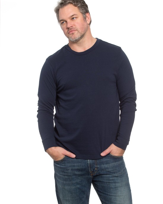 Men's Long Sleeve Tee Navy