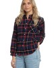 Reversible Flannel Shirt in Azure