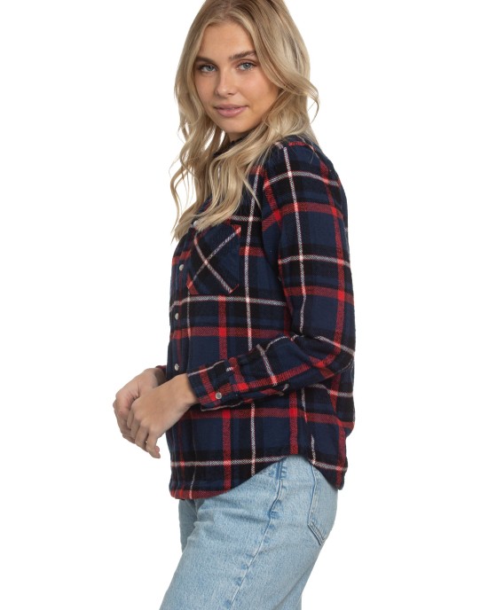 Reversible Flannel Shirt in Azure