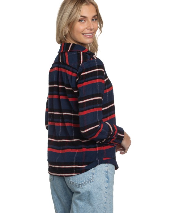 Reversible Flannel Shirt in Azure