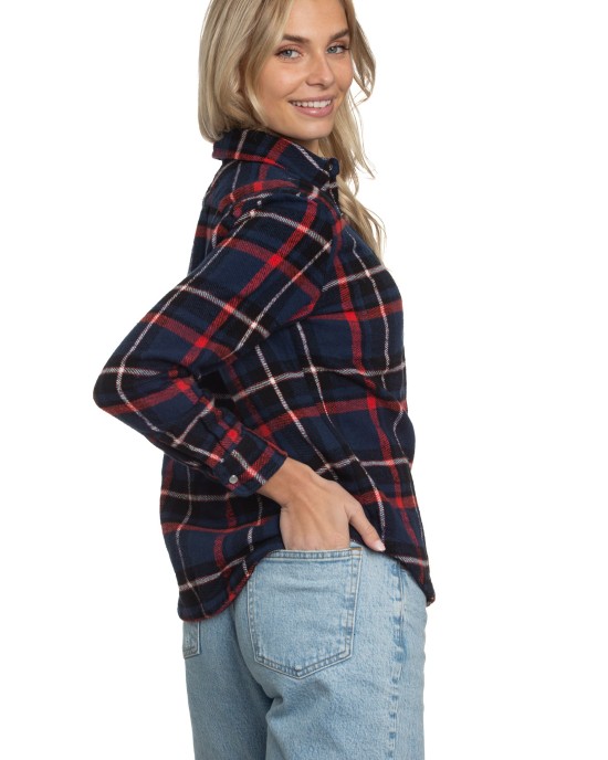 Reversible Flannel Shirt in Azure