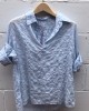 Hampton Pullover Light Blue Crinkle