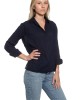 Hampton Pullover in Navy Crinkle