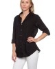 Summerland Shirt in Black Crinkle