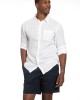 Men's Gauze White Shirt