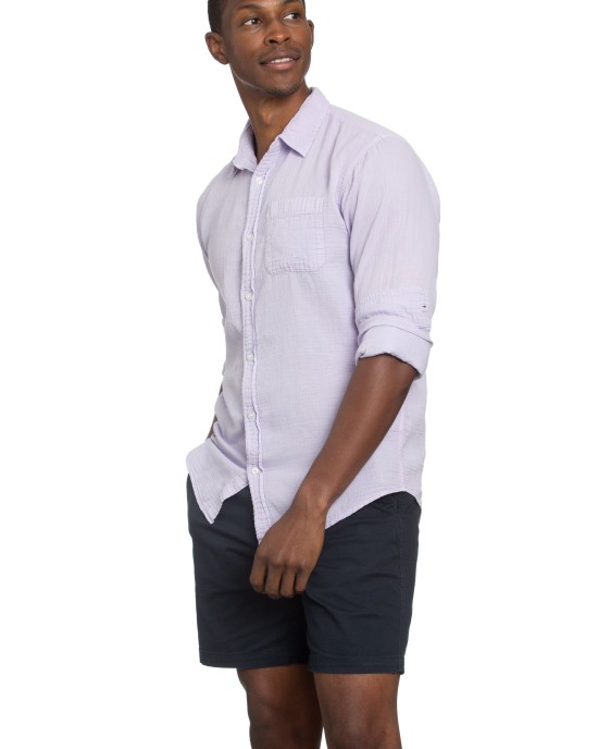 Men's Gauze Lavender Shirt