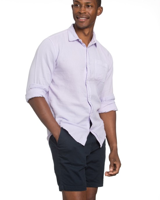 Men's Gauze Lavender Shirt