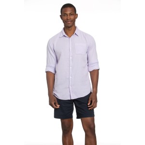 Men's Gauze Lavender Shirt