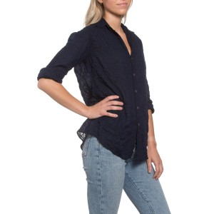 Summerland Shirt Navy Crinkle