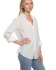 Summerland Shirt in White Crinkle