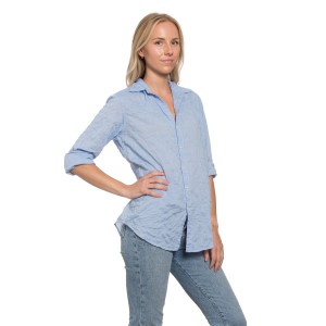 Summerland Shirt Crinkle Ocean