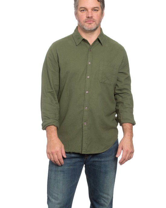 Men's Army Flannel Shirt