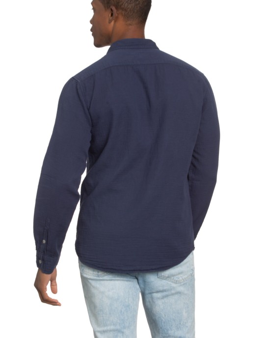 Men's Gauze Navy Shirt