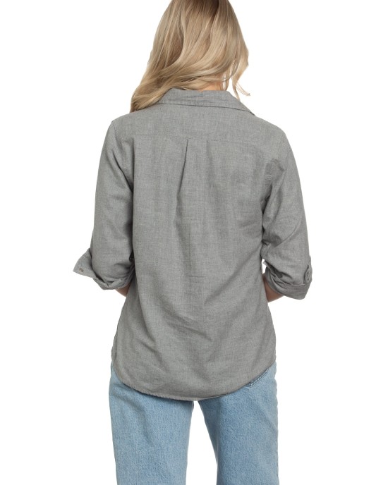 Western Shirt Gray Flannel