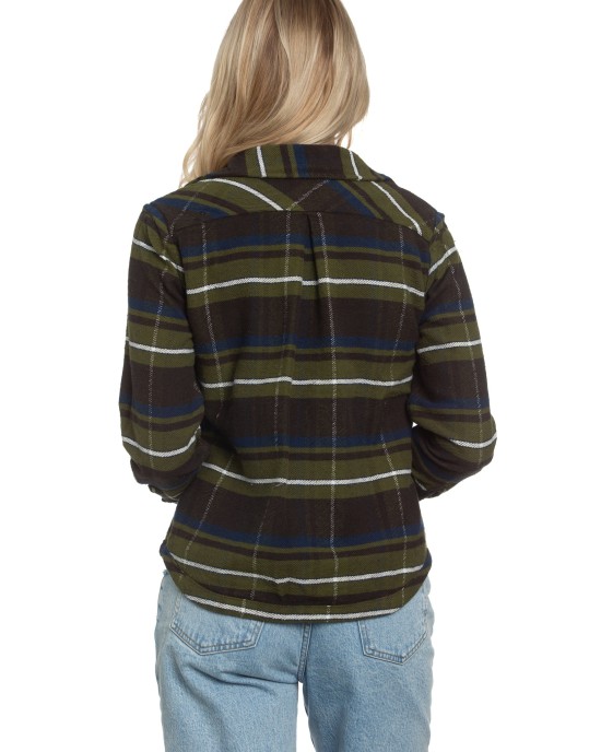 Reversible Flannel Shirt in Forest